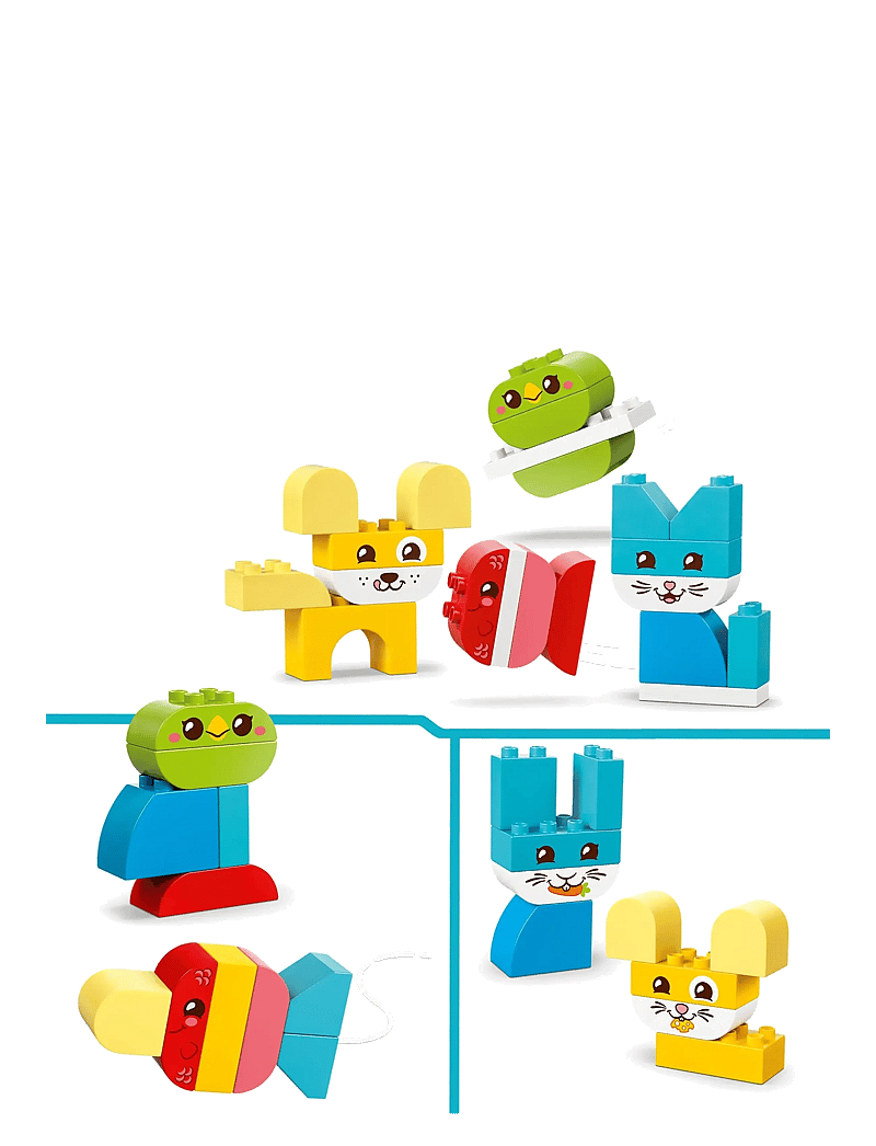 LEGO - My First 3 in 1 Creative Cute Pets Toy 10477 - lego duplo - multi - 3