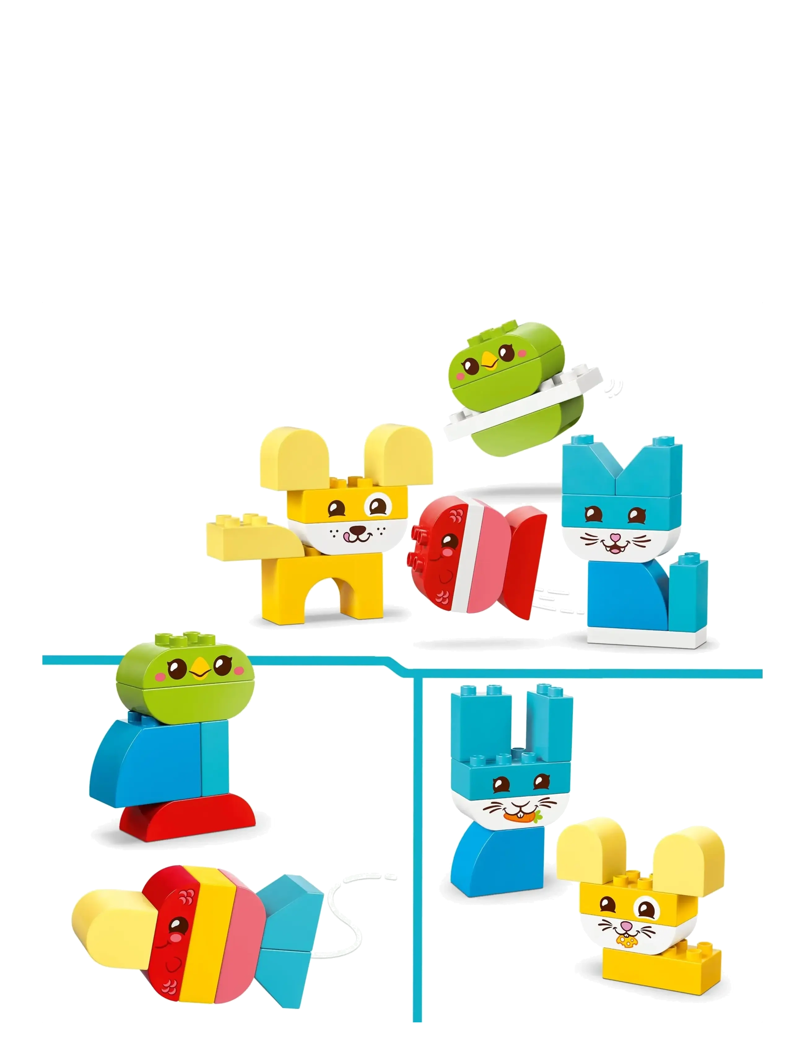 LEGO - My First 3 in 1 Creative Cute Pets Toy 10477 - lego duplo - multi - 3