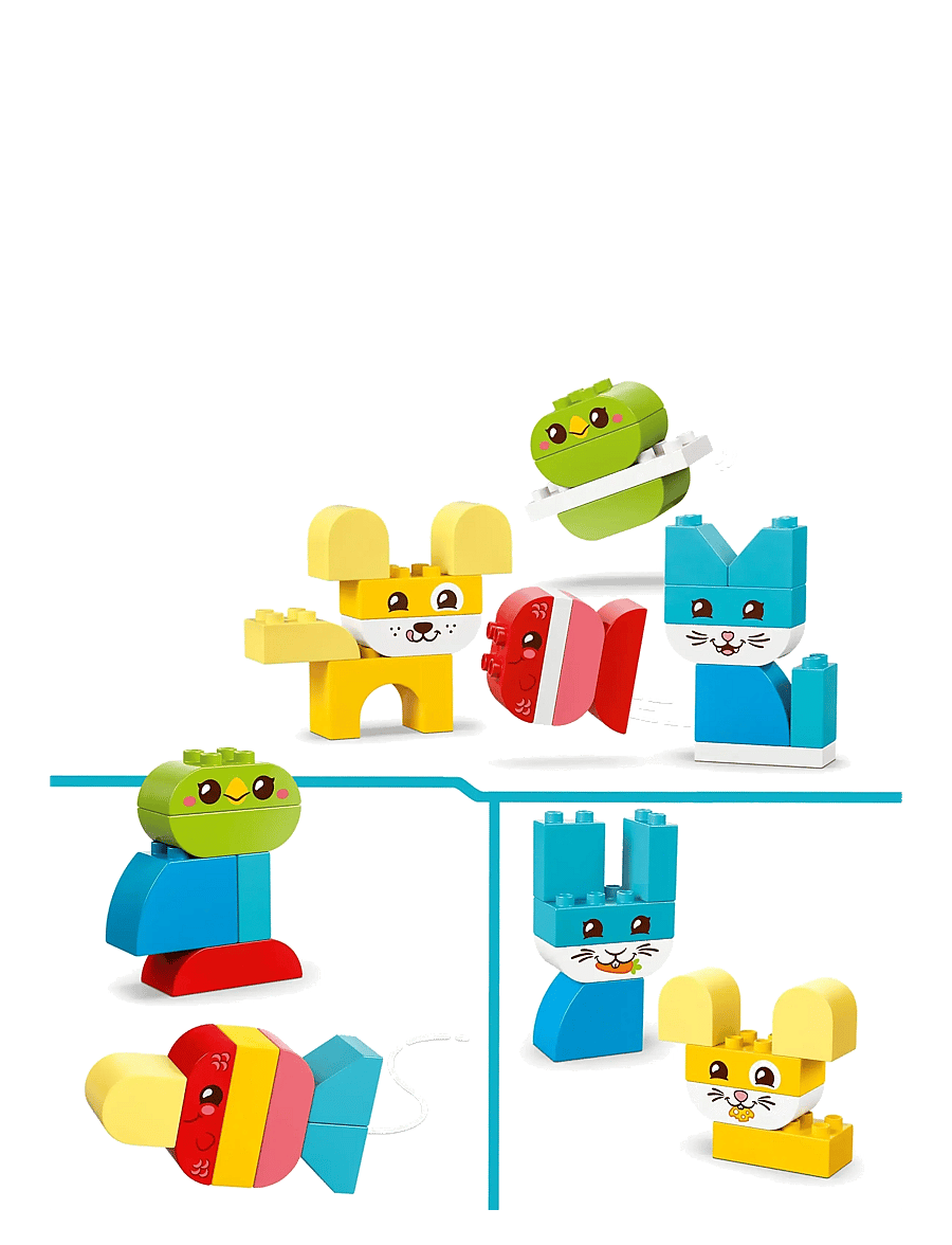 LEGO - My First 3 in 1 Creative Cute Pets Toy 10477 - lego duplo - multi - 3
