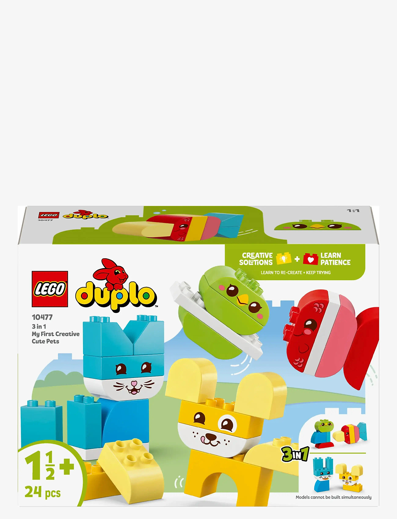 LEGO - My First 3 in 1 Creative Cute Pets Toy 10477 - lego duplo - multi - 5