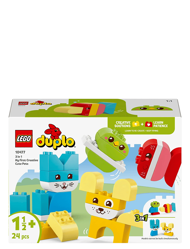 LEGO - My First 3 in 1 Creative Cute Pets Toy 10477 - lego duplo - multi - 5