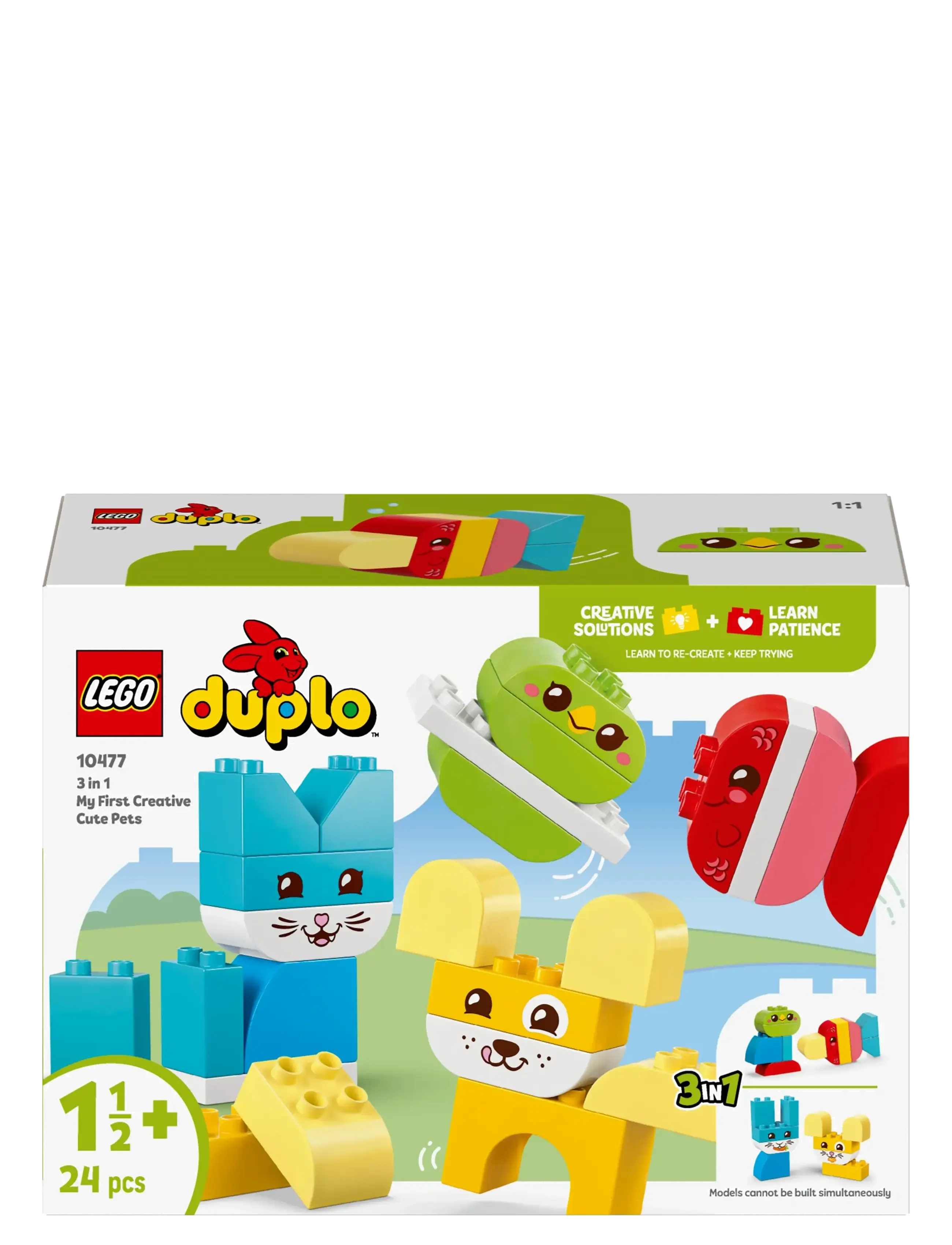 LEGO - My First 3 in 1 Creative Cute Pets Toy 10477 - lego duplo - multi - 5