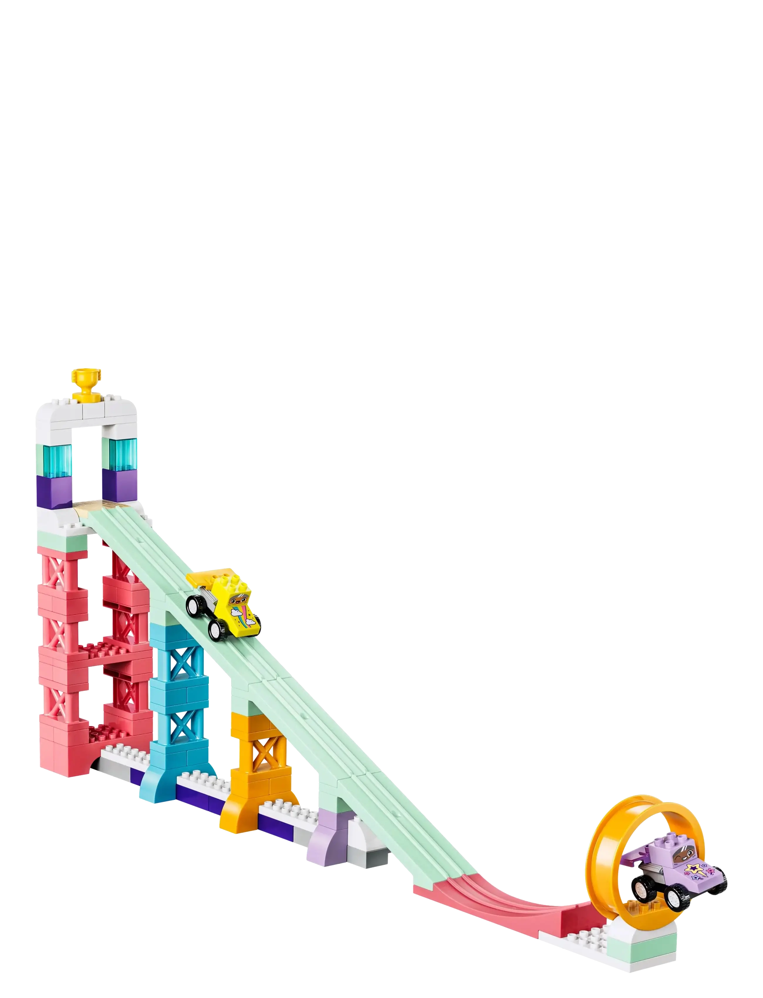 LEGO - 3-i-1 Kreativa ramper med fordon 10478 - byggklossar - multi - 3