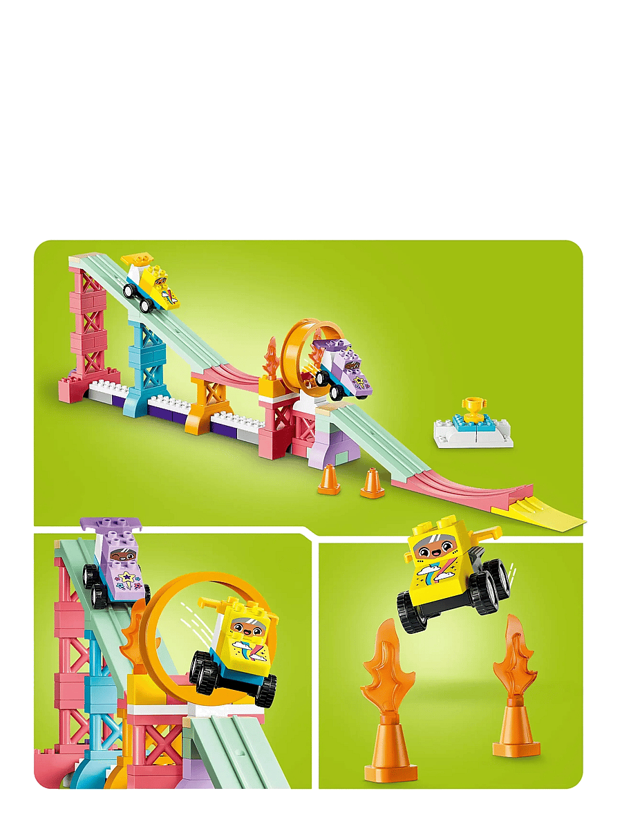 LEGO - Town 3 in 1 Creative Ramps with Vehicles 10478 - lego duplo - multi - 5