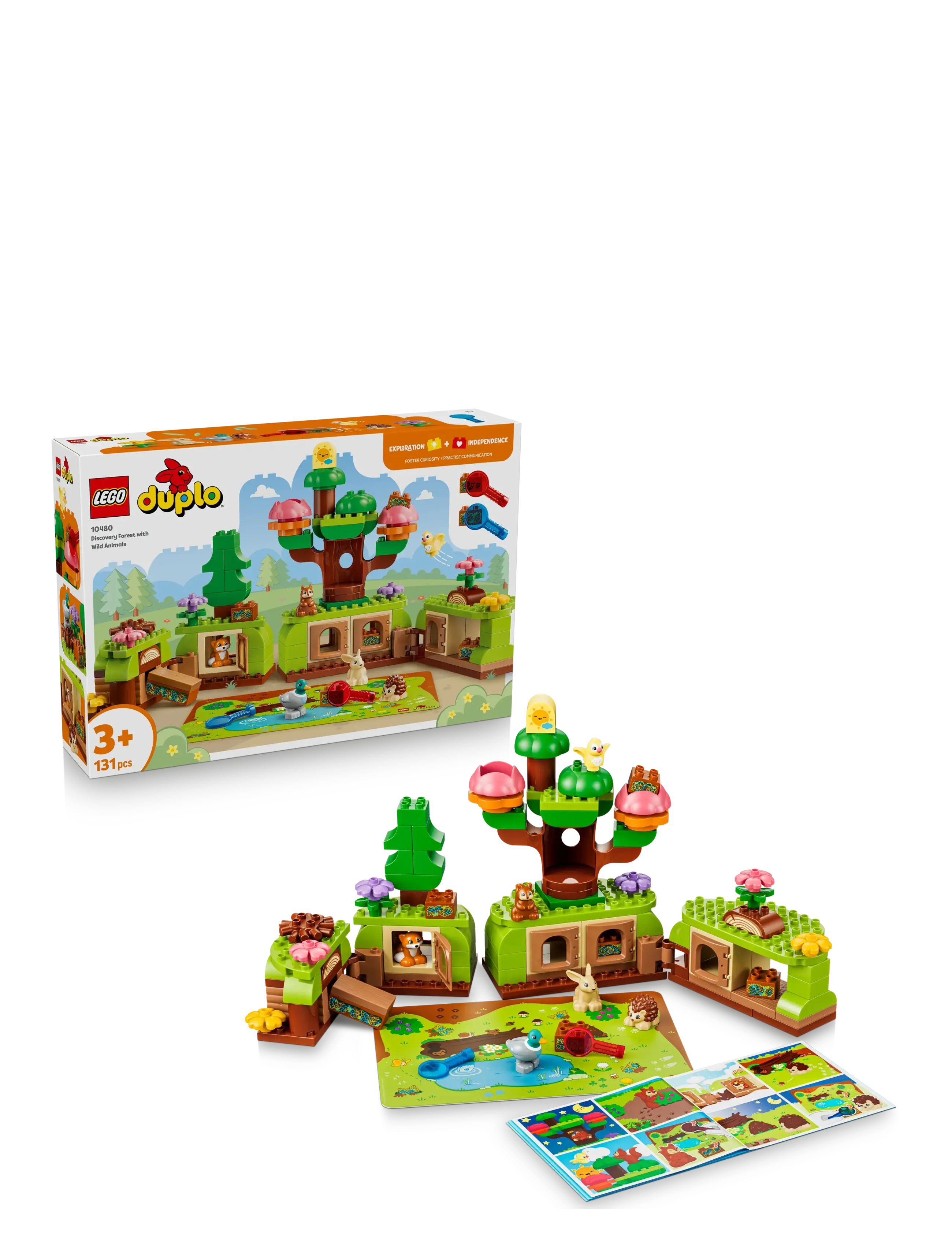 LEGO Oplevelsesskov Med Vilde Dyr 10480, One Size, Lego Spielzeug, Grün - duplo, Kinder