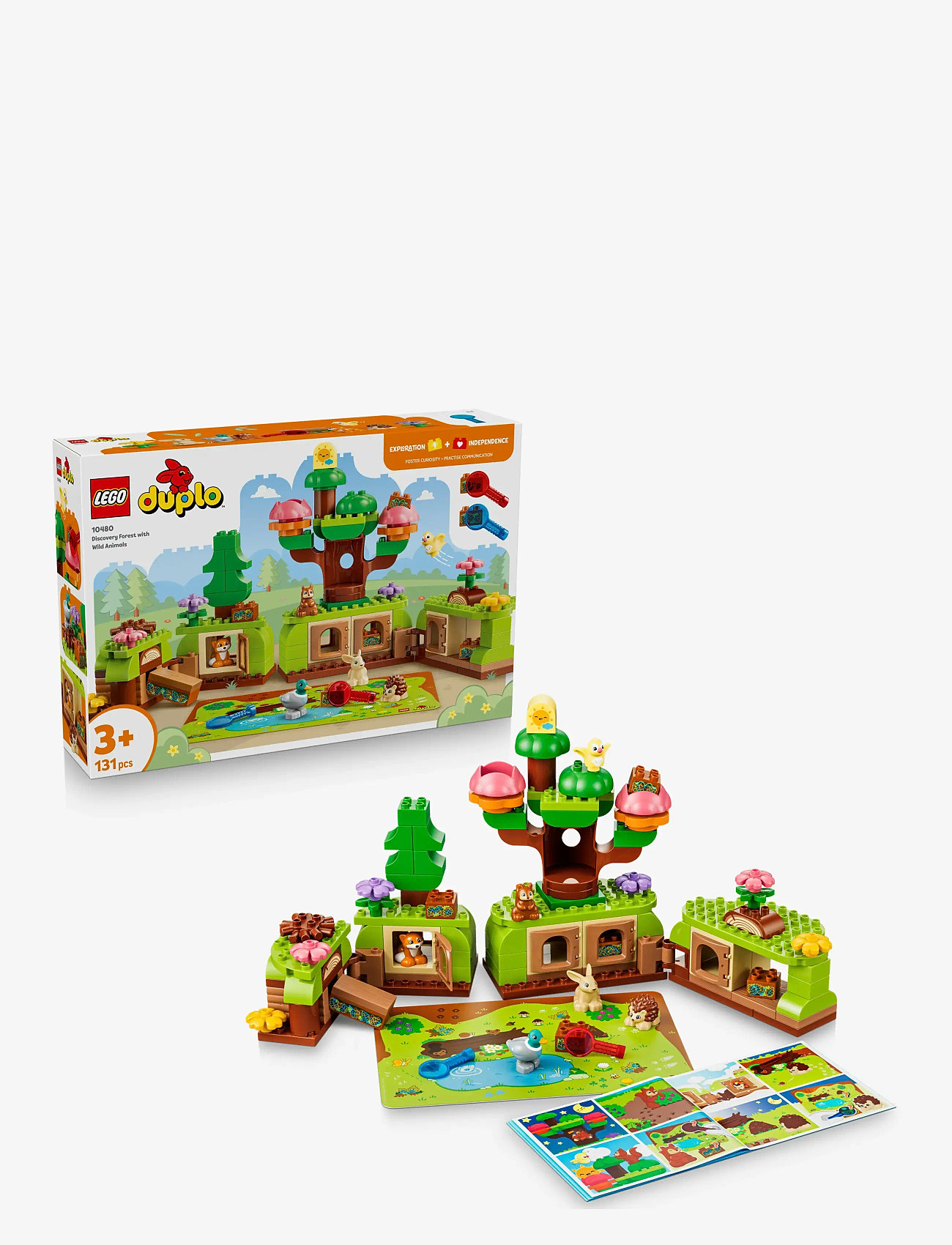 LEGO - Oplevelsesskov med vilde dyr 10480 - multi - 0