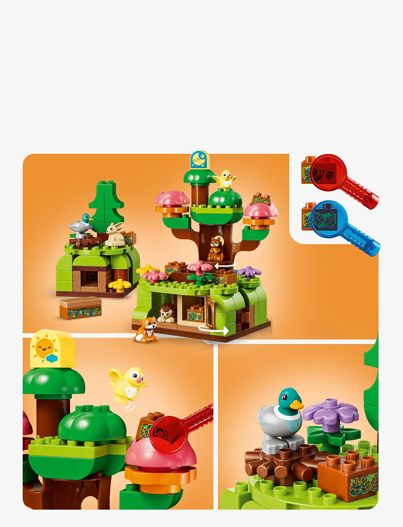 LEGO - Oplevelsesskov med vilde dyr 10480 - multi - 2
