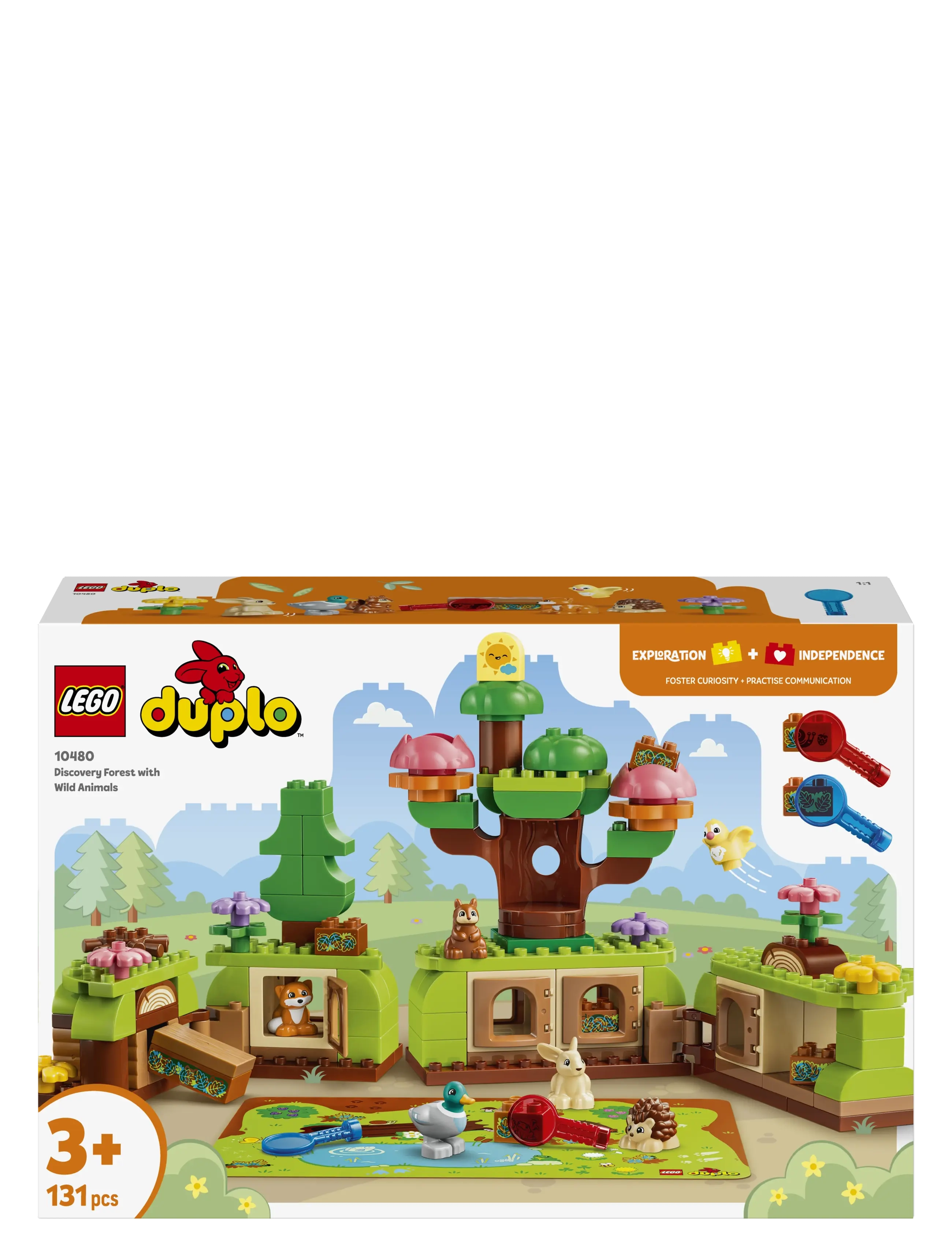 LEGO - Upptäckarskog med vilda djur 10480 - byggklossar - multi - 4