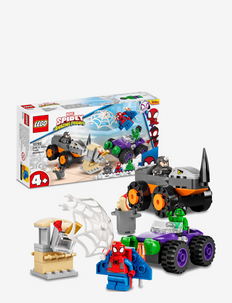 Hulk vs Rhino Monster Truck Showdown Set, LEGO