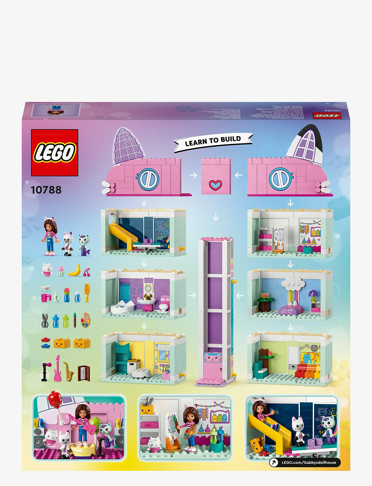 LEGO - Gabby’s Dollhouse 10788 Building Toy Set - multi - 4