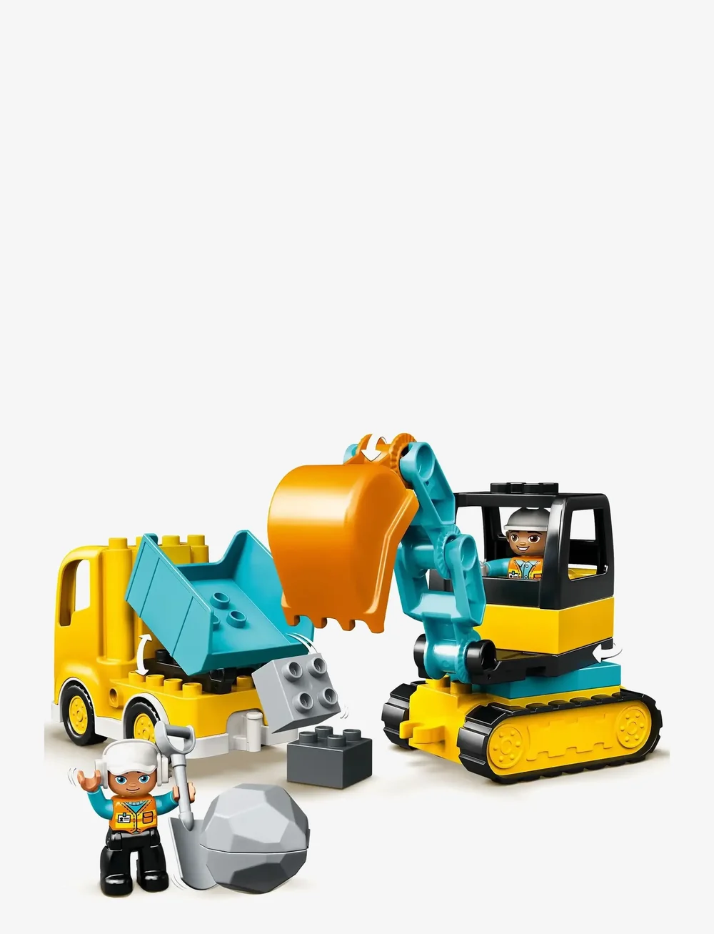 LEGO - Construction Truck & Tracked Excavator 10931 Building Toy - lego duplo - multicolor - 1