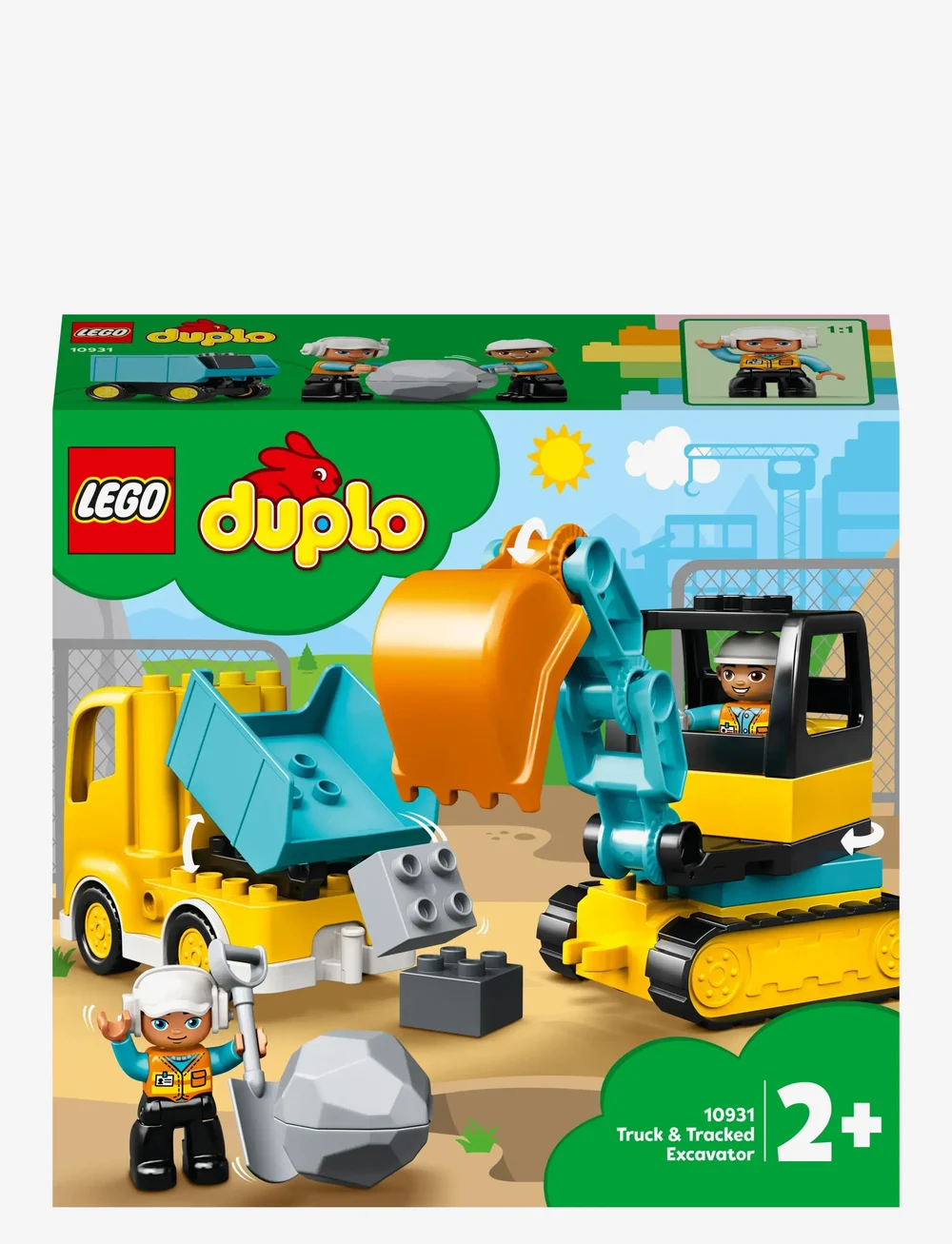 LEGO - Construction Truck & Tracked Excavator 10931 Building Toy - lego duplo - multicolor - 5