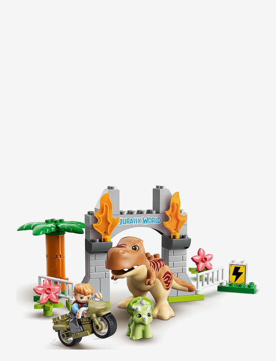 LEGO - Jurassic World T. rex and Triceratops Dinosaur Breakout 10939 (36 Pcs) - multicolor - 2