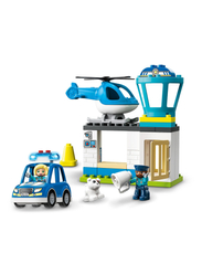 LEGO - Rescue Police Station & Helicopter Toy Set - lego® duplo® - multicolor - 4