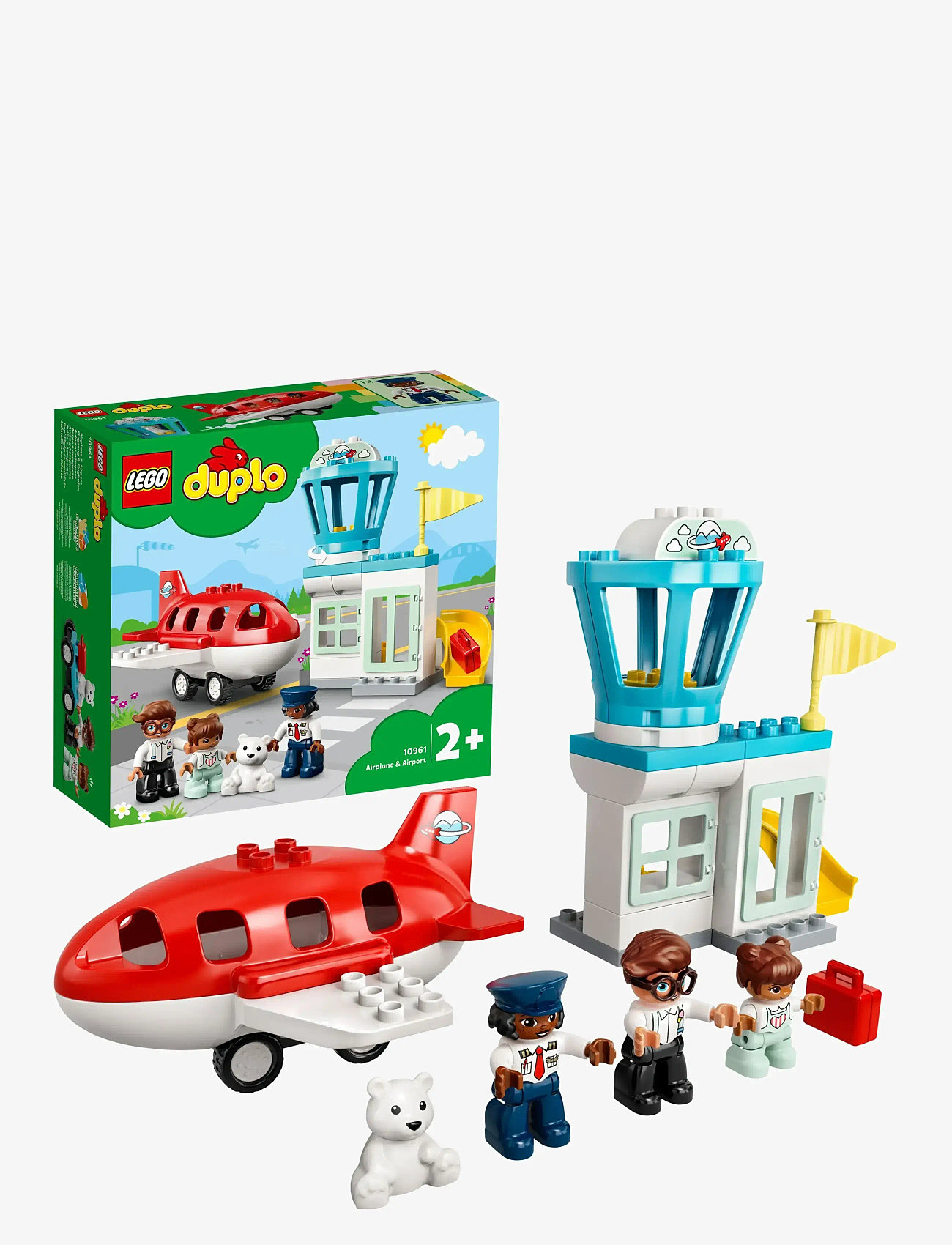 LEGO - Town Aeroplane & Airport 10961 Building Toy - multicolor - 0