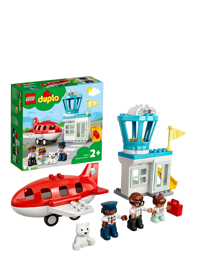 LEGO - Town Aeroplane & Airport 10961 Building Toy - multicolor - 0