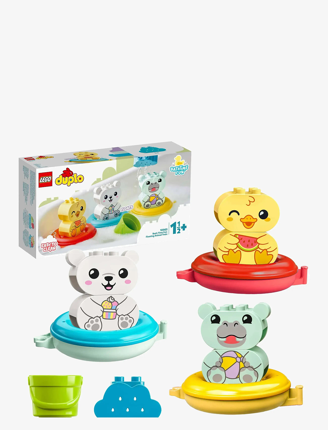 LEGO - My First Bath Time Fun: Floating Animal Train 10965 - lego duplo - multicolor - 0