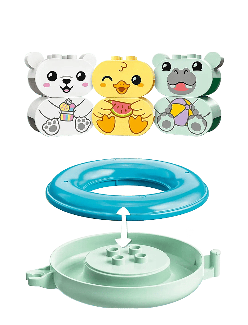 LEGO - My First Bath Time Fun: Floating Animal Train 10965 - lego duplo - multicolor - 2