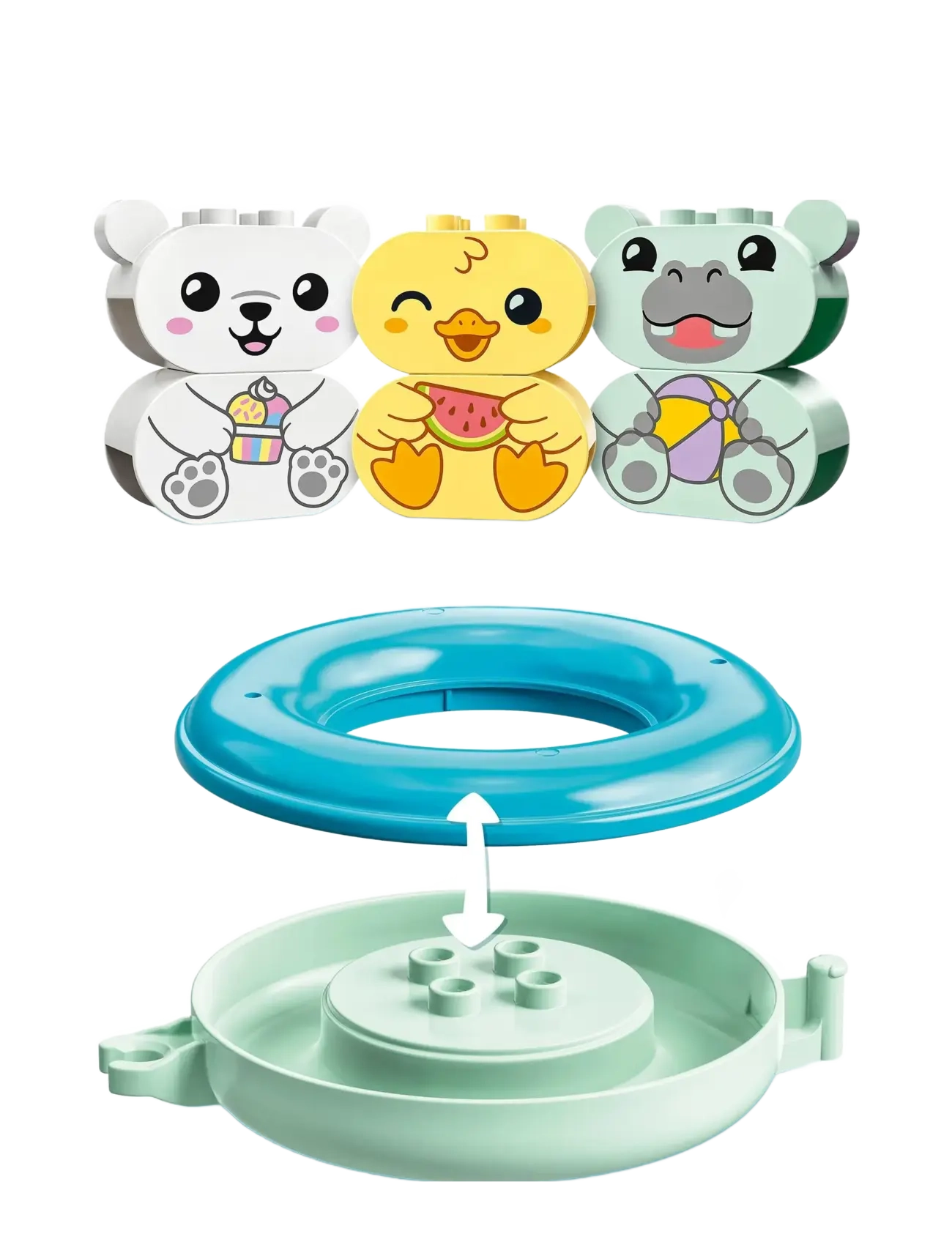 LEGO - My First Bath Time Fun: Floating Animal Train 10965 - multicolor - 2