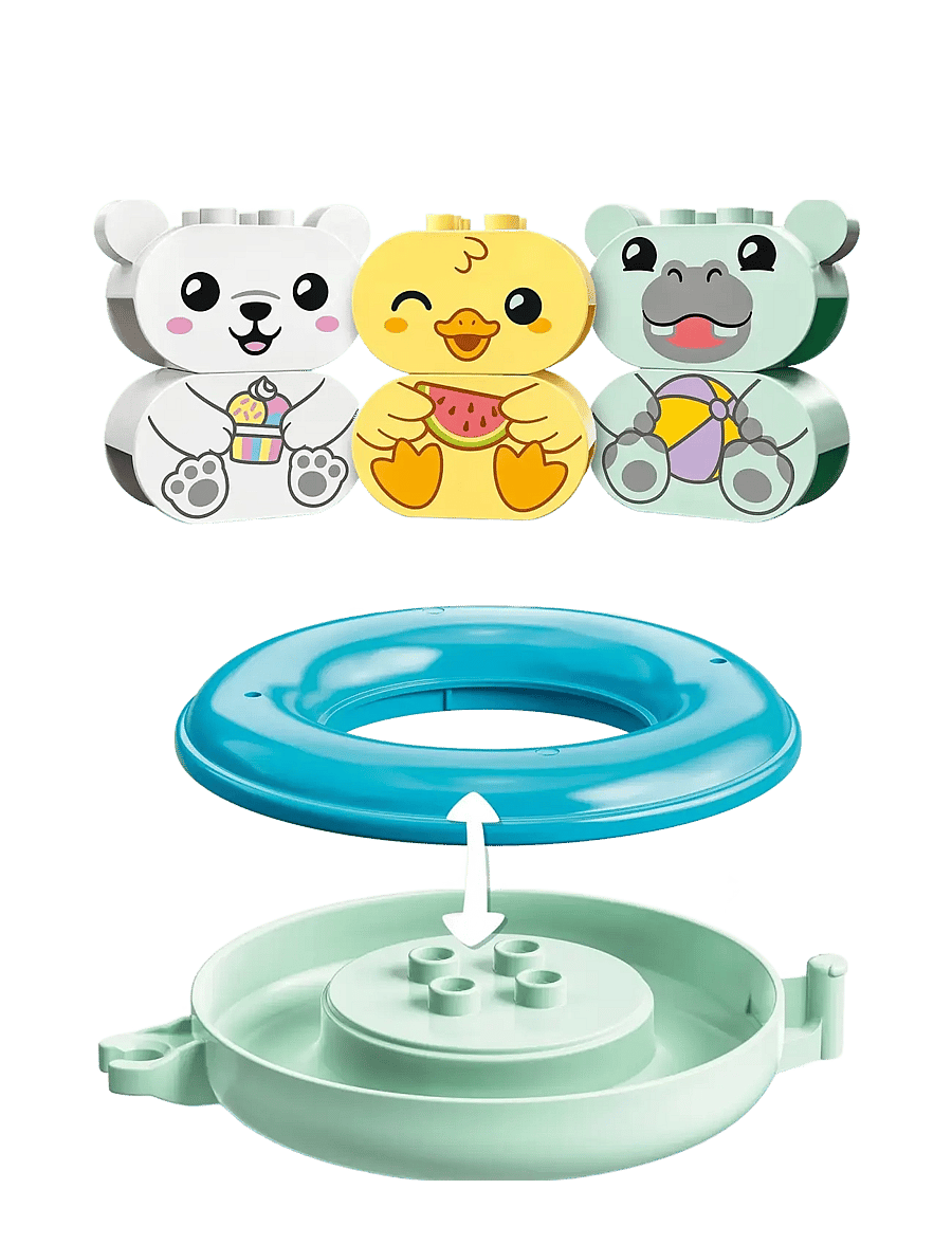 LEGO - My First Bath Time Fun: Floating Animal Train 10965 - multicolor - 2
