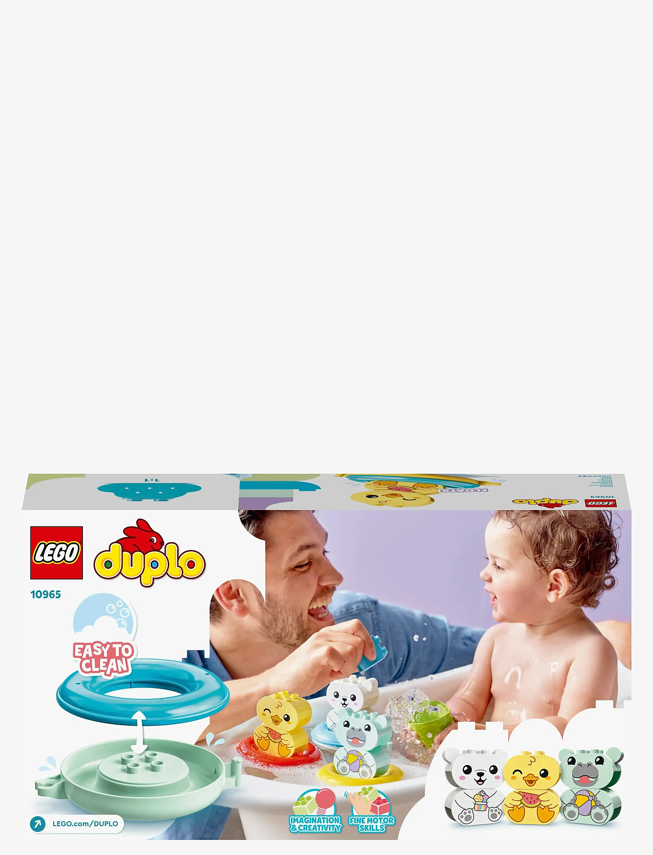 LEGO - My First Bath Time Fun: Floating Animal Train 10965 - lego duplo - multicolor - 4
