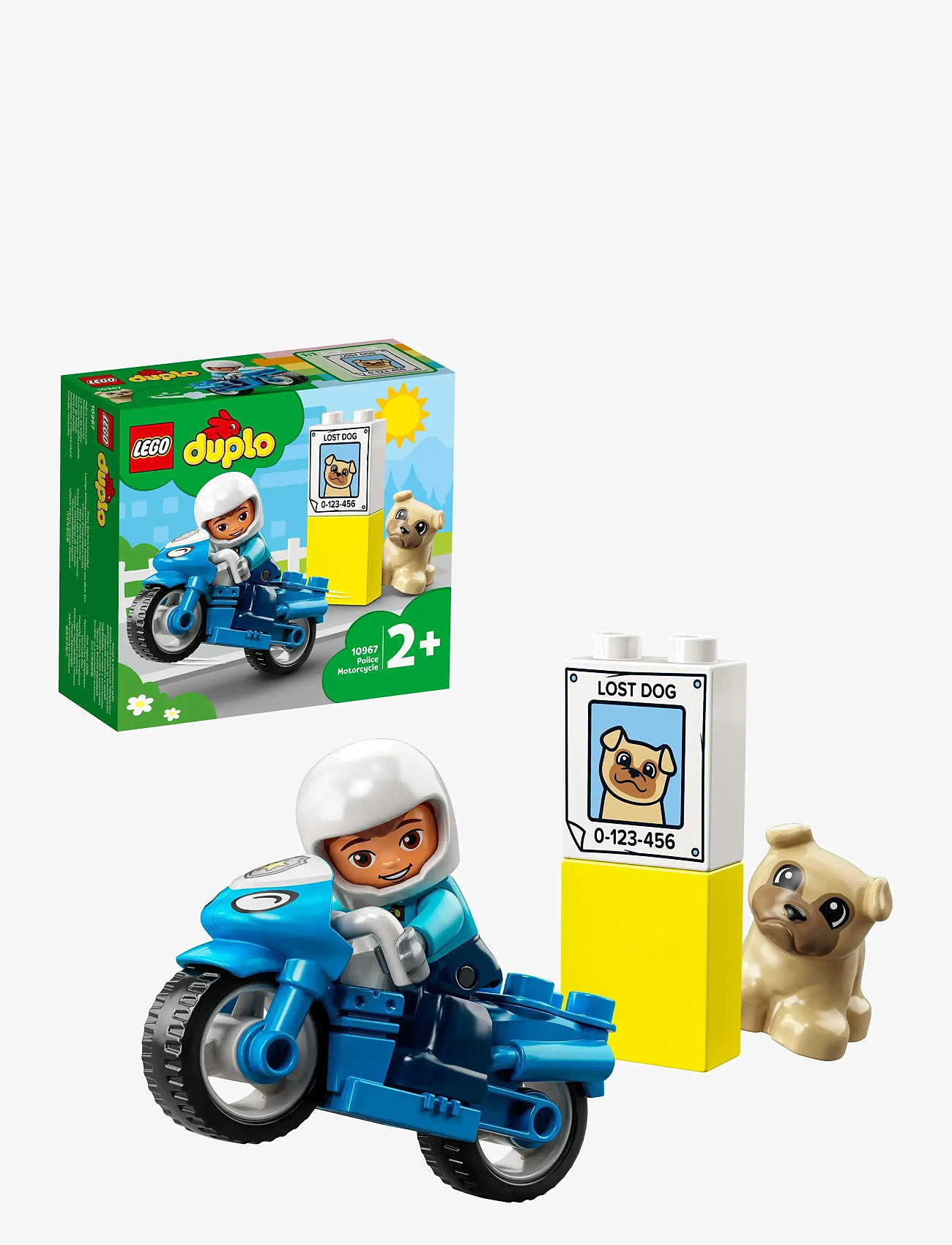 LEGO - Rescue Police Motorcycle 10967 Building Toy - lego duplo - multicolor - 0