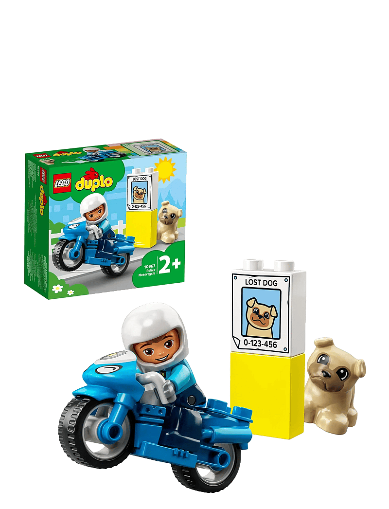 LEGO - Rescue Police Motorcycle 10967 Building Toy - lego duplo - multicolor - 0