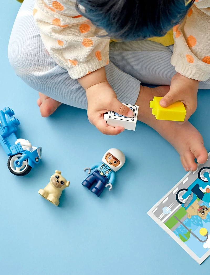 LEGO - Rescue Police Motorcycle 10967 Building Toy - lego duplo - multicolor - 5