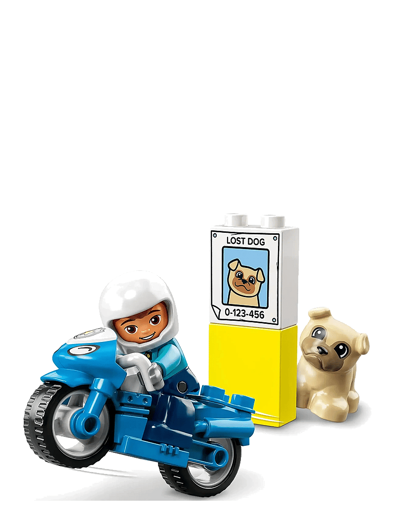 LEGO - Rescue Police Motorcycle 10967 Building Toy - lego duplo - multicolor - 2