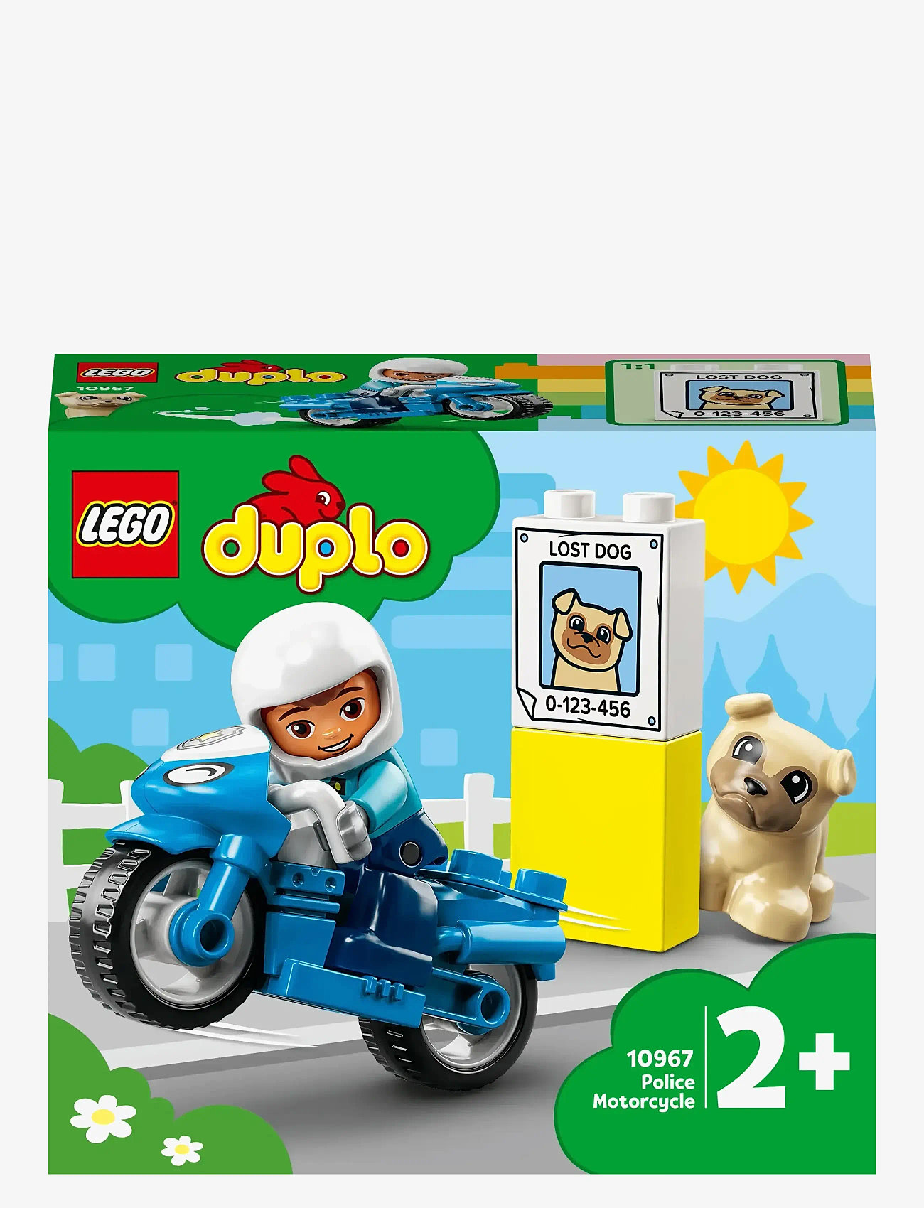 LEGO - Rescue Police Motorcycle 10967 Building Toy - lego duplo - multicolor - 3