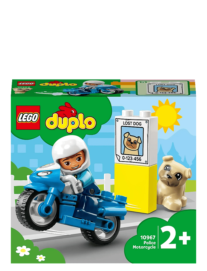 LEGO - Rescue Police Motorcycle 10967 Building Toy - lego duplo - multicolor - 3