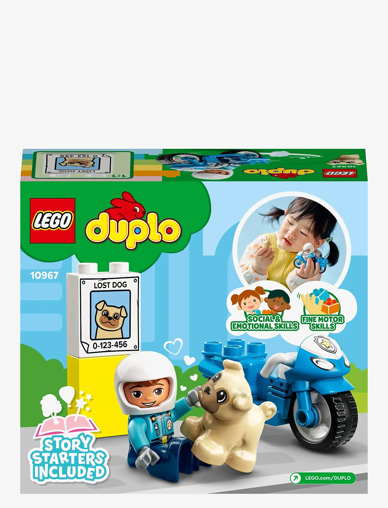 LEGO - Rescue Police Motorcycle 10967 Building Toy - lego duplo - multicolor - 4