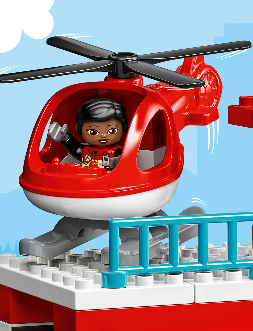 LEGO Brandstation Og Helikopter LEGO DUPLO Boozt