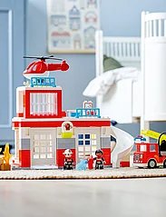 LEGO - Fire Station & Helicopter Toy Playset - lego® duplo® - multicolor - 10