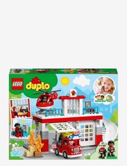 LEGO - Fire Station & Helicopter Toy Playset - lego® duplo® - multicolor - 2