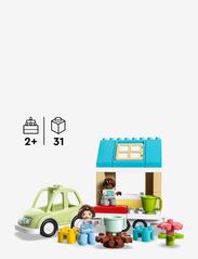 LEGO - Town Family House on Wheels Toy with Car - lego® duplo® - multicolor - 3