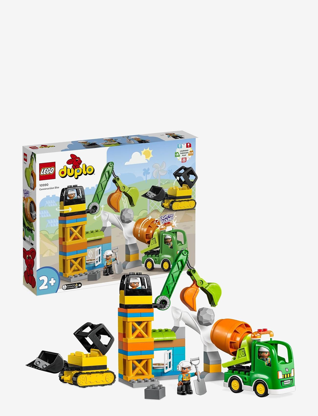 LEGO - Town Construction Site Set with Toy Crane - lego® duplo® - multicolor - 0