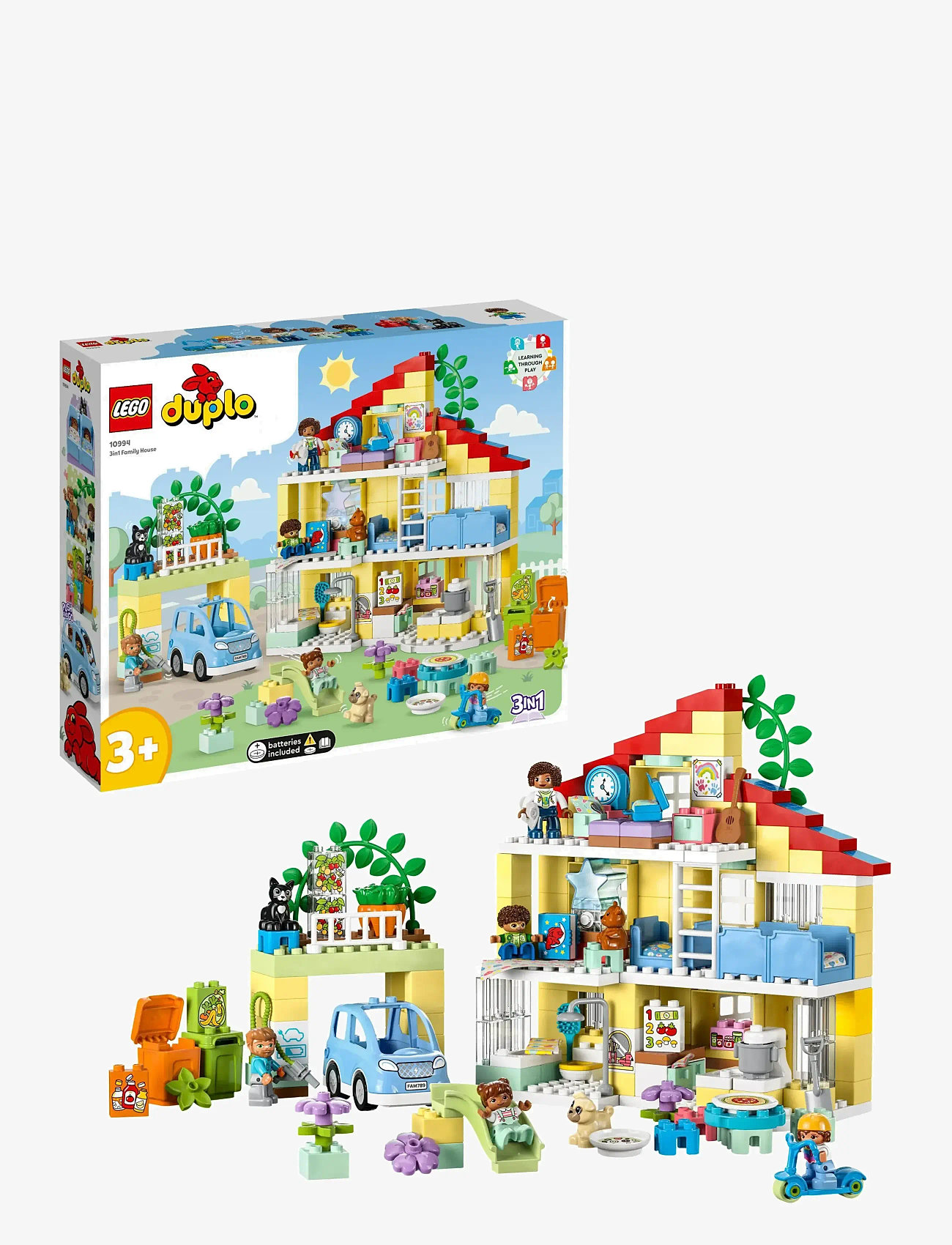 LEGO - Town 3in1 Family House 10994 Building Toy Set - multicolor - 0
