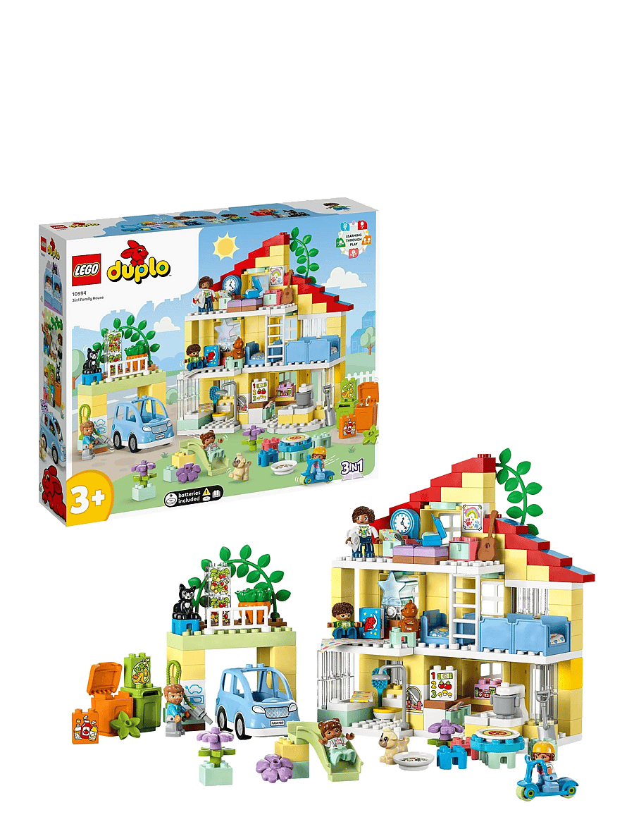 LEGO - Town 3in1 Family House 10994 Building Toy Set - multicolor - 0