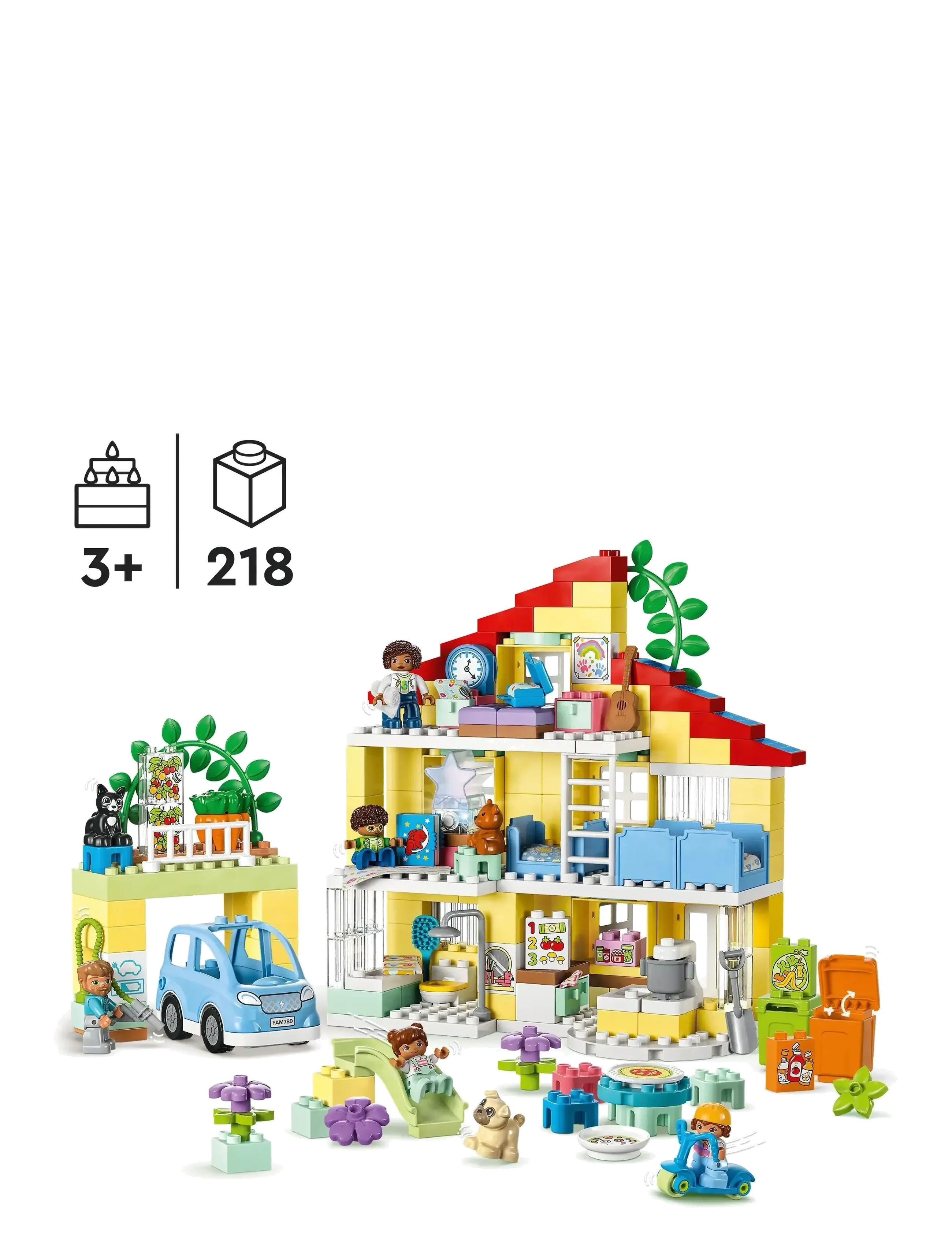 LEGO - Town 3in1 Family House 10994 Building Toy Set - multicolor - 1
