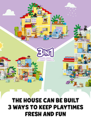 LEGO - 3in1 Family House Toy for Toddlers Aged 3+ - lego® duplo® - multicolor - 10