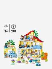 LEGO - 3in1 Family House Toy for Toddlers Aged 3+ - lego® duplo® - multicolor - 3