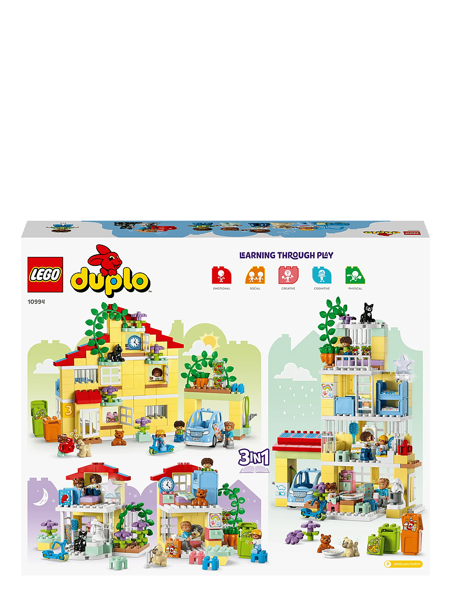 LEGO - Town 3in1 Family House 10994 Building Toy Set - multicolor - 5