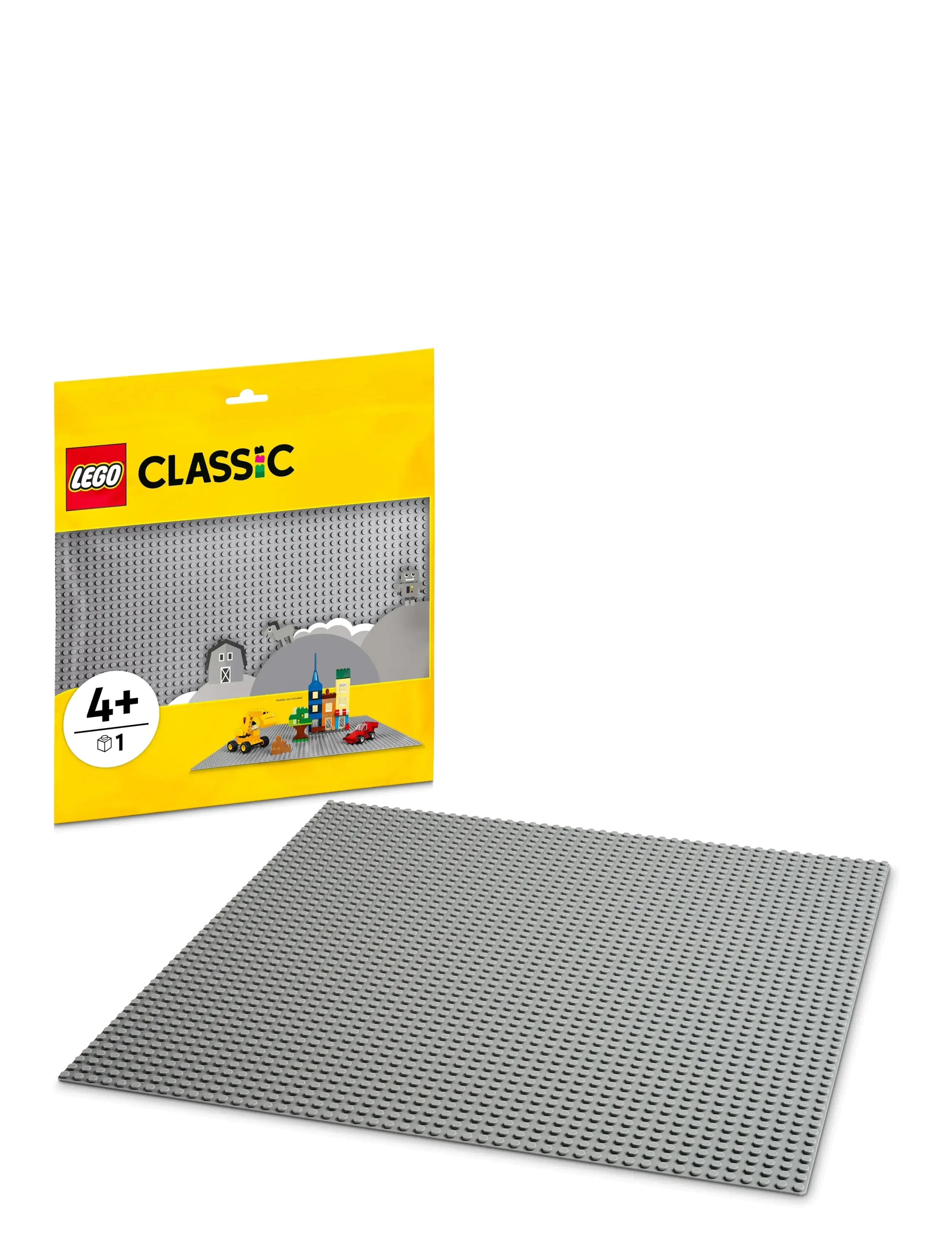 LEGO Grå Byggeplade 11024 Grau - One Size - Kinder
