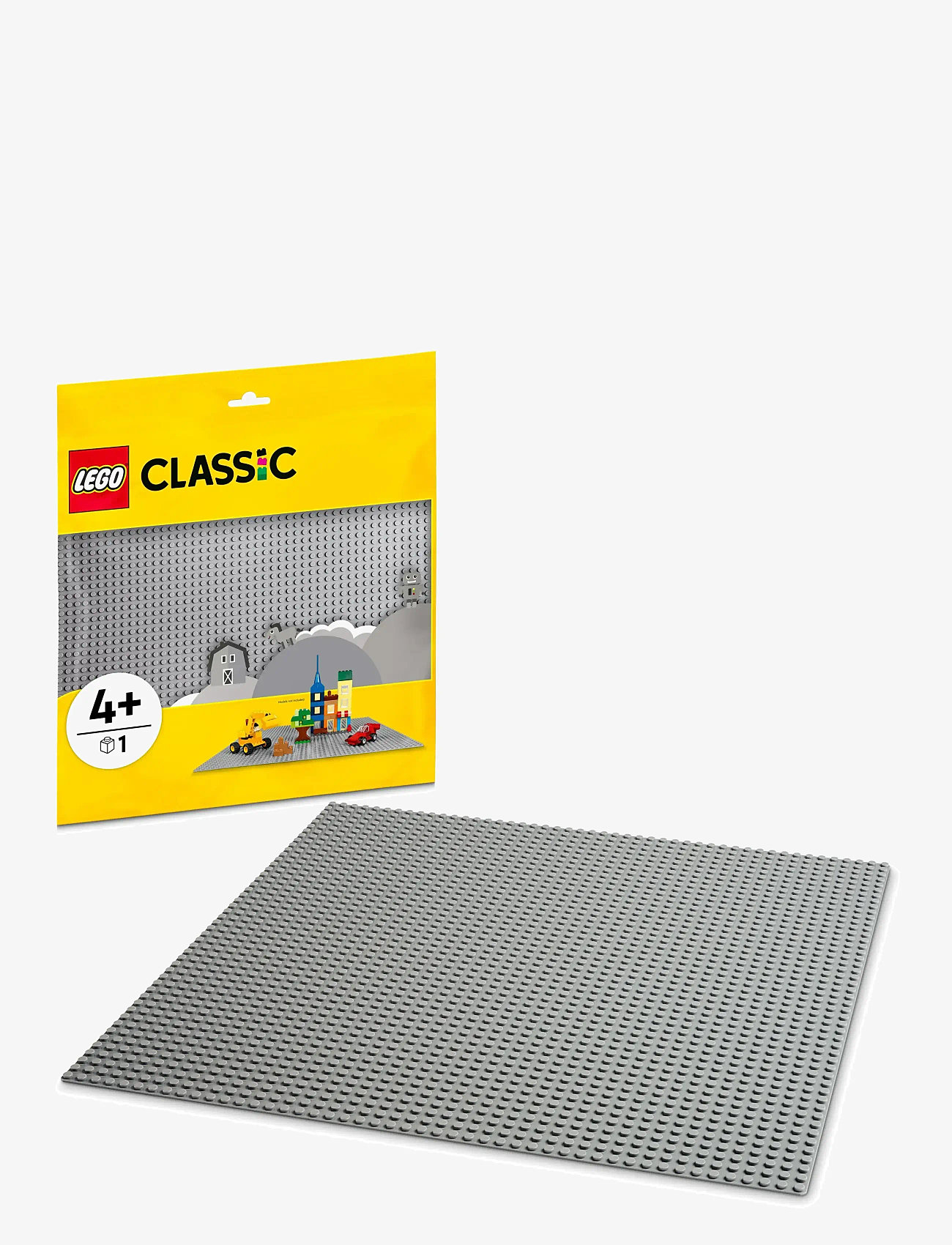 LEGO - Classic Grey Baseplate 11024 Building Kit for Kids - multicolor - 0