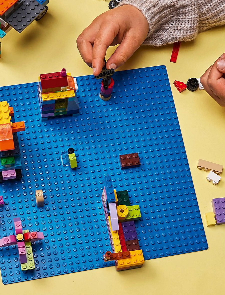 LEGO - Classic Blue Baseplate 11025 Building Kit for Kids - lego® classic - multicolor - 4