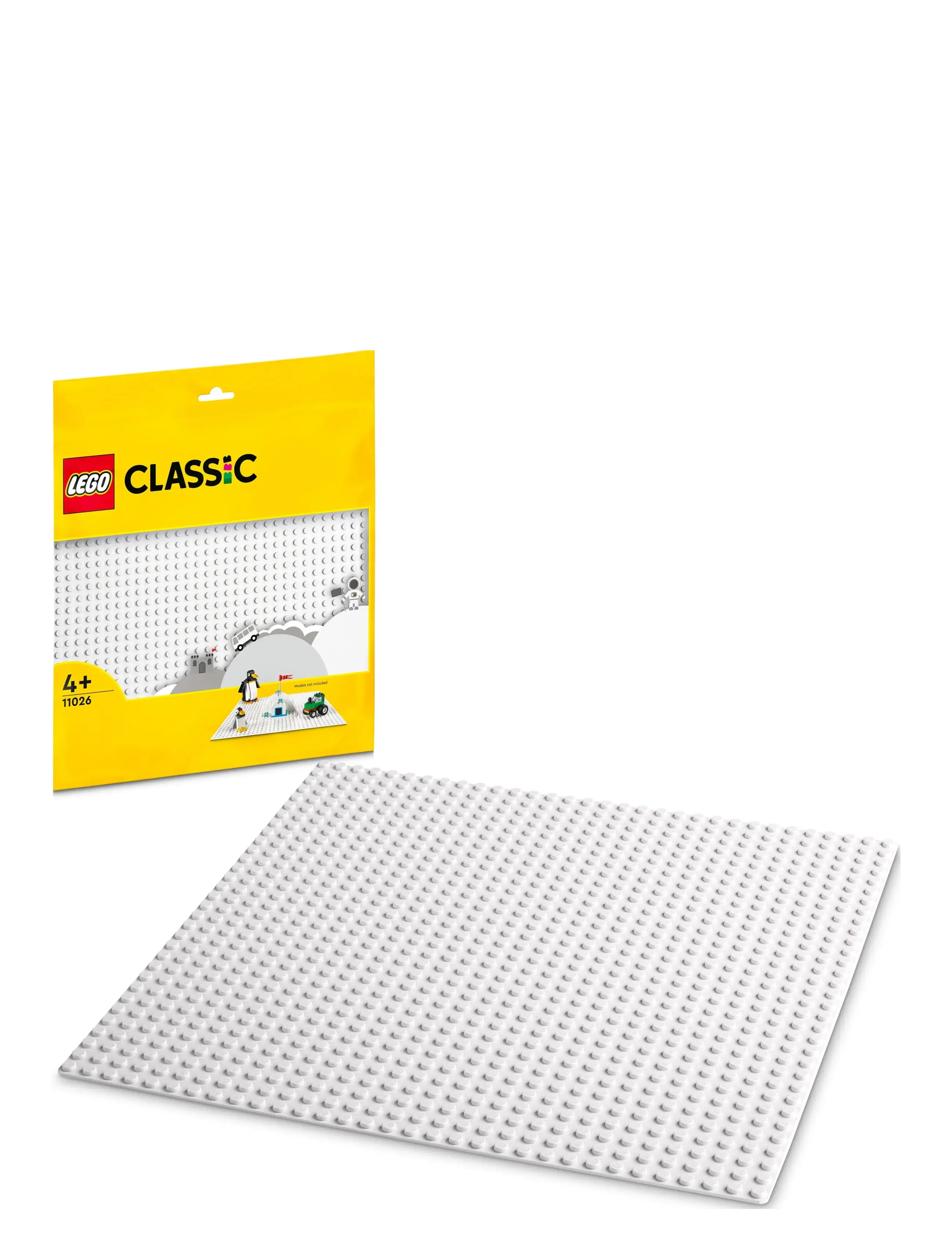 LEGO Hvid Byggeplade 11026 Weiß - One Size - Kinder