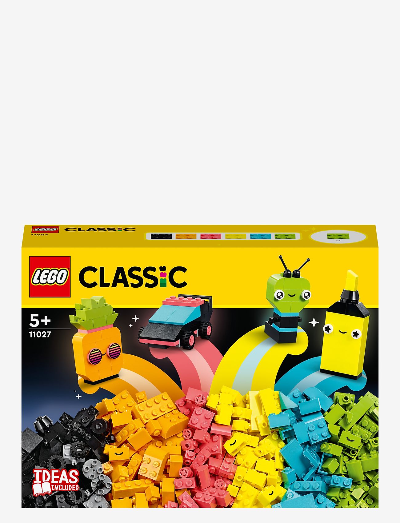 LEGO - Creative Neon Fun Creative Brick Box Set - alhaisimmat hinnat - multicolor - 1