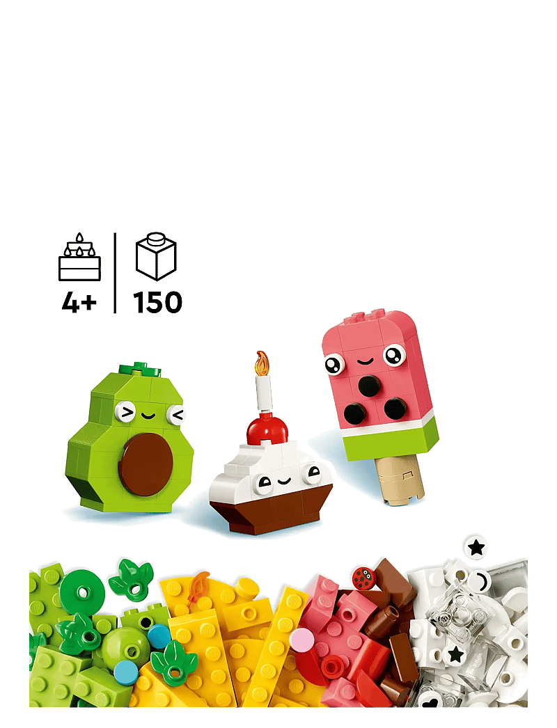 LEGO Classic Creative Food Friends Imaginative Pretend-play Toy 11039 (LGO11039) LEGO® Classic