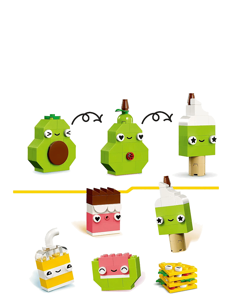 LEGO - Classic Creative Food Friends Imaginative Pretend-Play Toy 11039 - lego classic - multi - 5